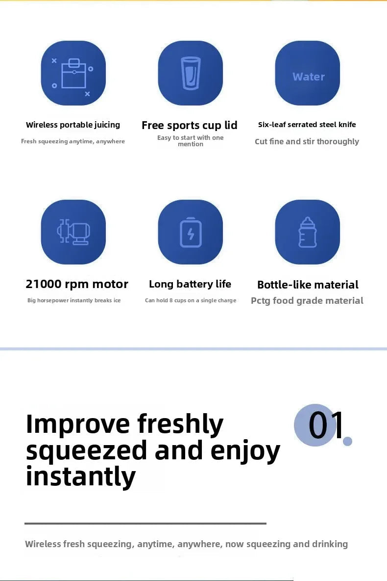 Portable Fruit Juice Blender