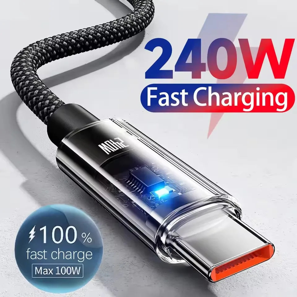 240W USB Type C Charging cable