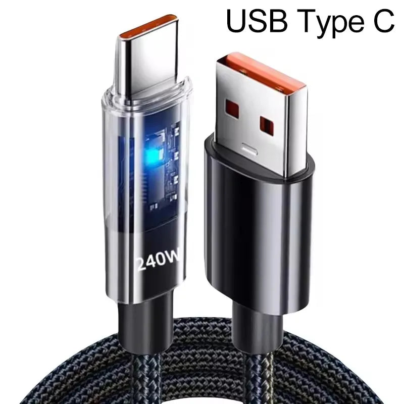 240W USB Type C Charging cable